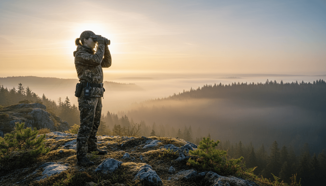 Two hunters in Richardson hats walking into the marsh before sunrise
